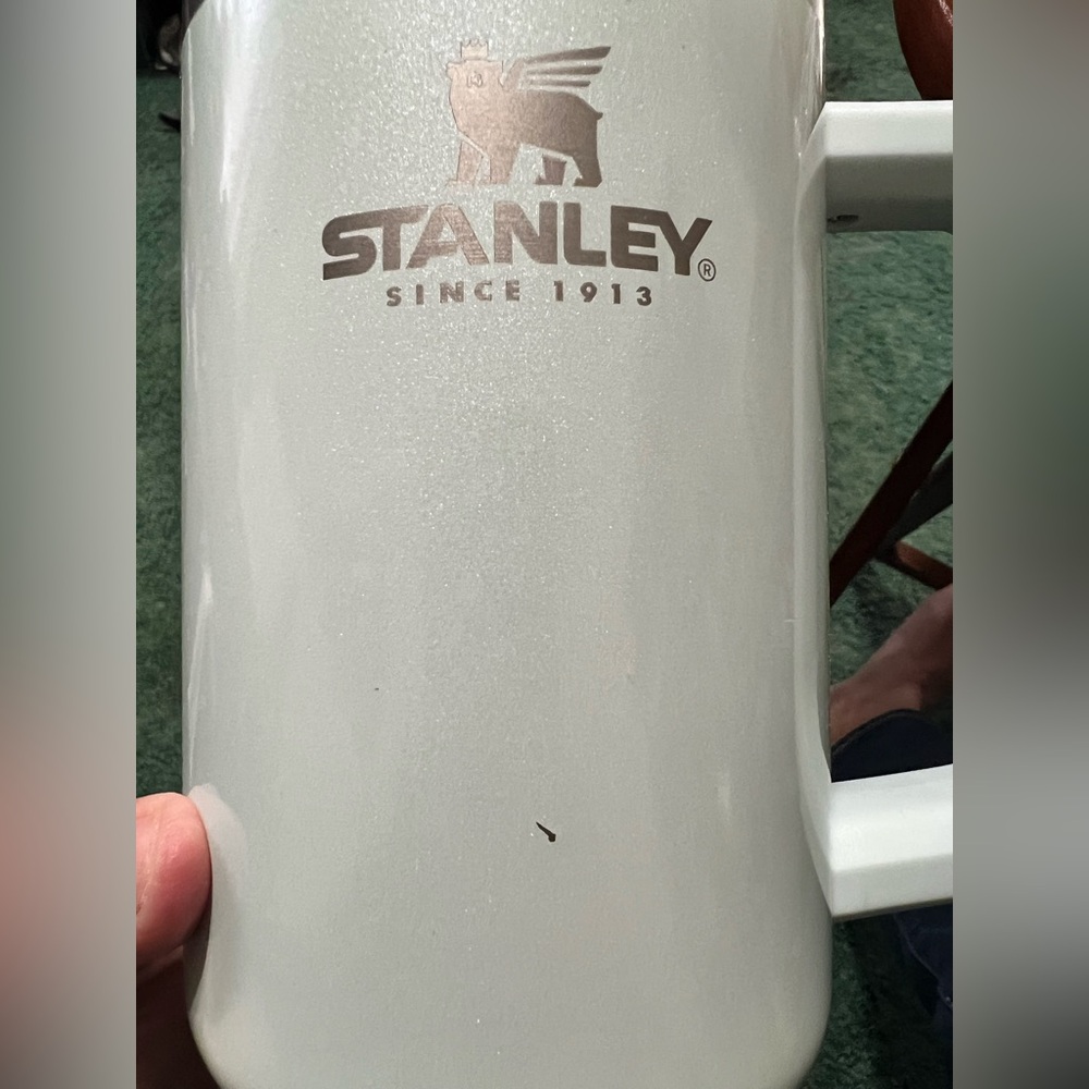Stanley 40 oz mug in Blueberry Milk smooth sparkle. ✨